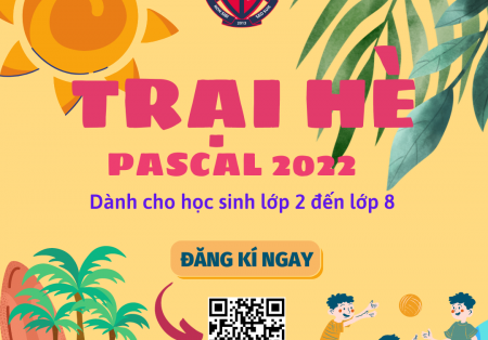 Thông báo tuyển sinh Trại hè Pascal 2022