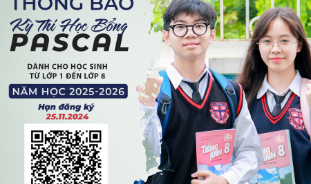 Thông báo: Kì thi học bổng Pascal năm học 2025 – 2026