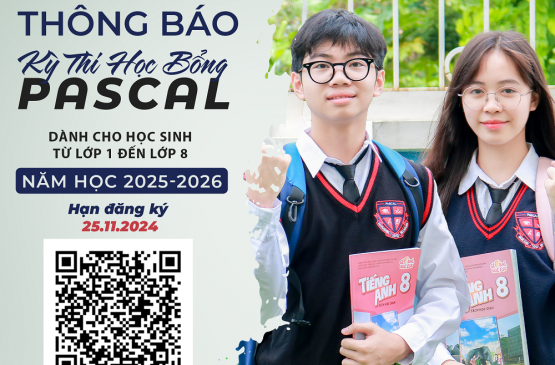 Thông báo: Kì thi học bổng Pascal năm học 2025 – 2026